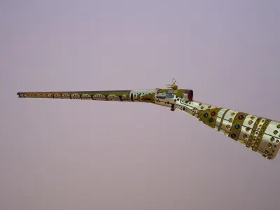 Turkish Gun Free low-poly 3D model