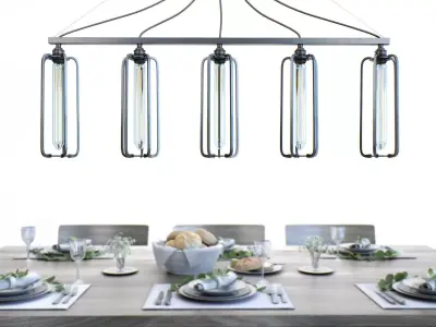 Farriers Cage Five Bar Long 3D model