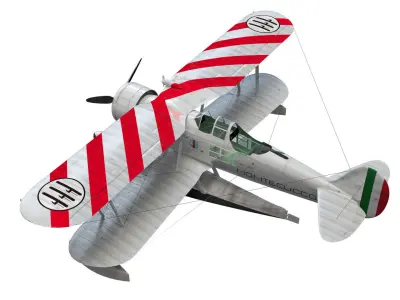 IMAM Ro43 3D model purchase