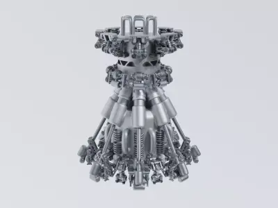Scifi Ionic Reactor Concept 3D model
