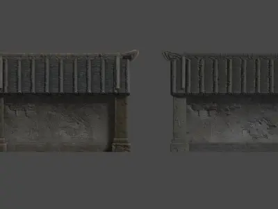 china ancient house Free low-poly 3D model