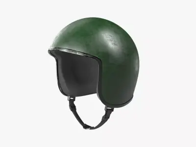 Helmet PBR equestrian Low-poly 3D model