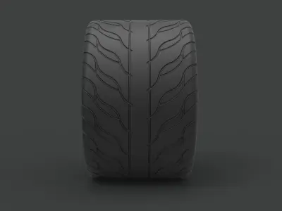Rear wheel from Ice Charger 3D model