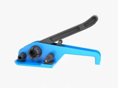 Strap Tensioner Low-poly 3D model