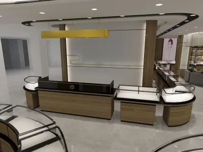 Jewelry Store 1 3D model purchase