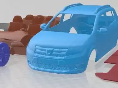 Dacia Sandero 2013 Stepway Printable Car  3D print model