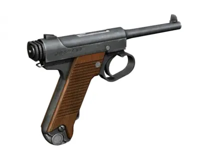 Nambu Pistol Typ14 - Taisho 14 3D model