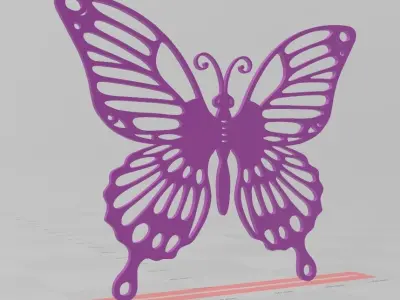 Butterfly 3D model 3D model purchase