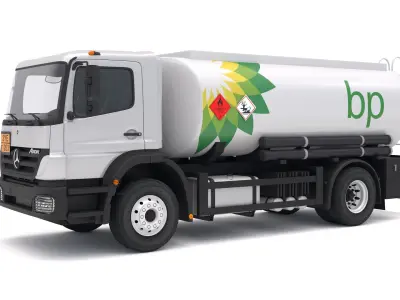 Mercedes-Benz Axor BP Truck Tanker 3D model