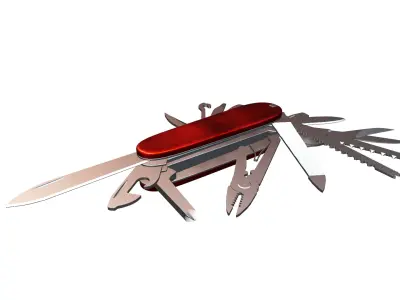 Swiss Knife 3D model