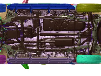 Chevrolet Suburban Premier 2021 Vehicle 3d scan model 3D model