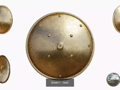 Shields 3D Model Pack