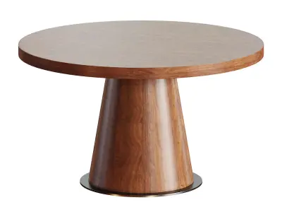 Claudine 53 Round Dining Table 3D model