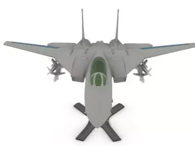 F 14 Tomcat  3D print model