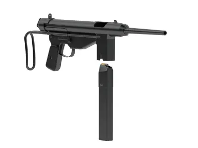 FBP submachine gun 3D model