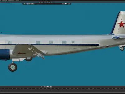 Ju-352 Free 3D model
