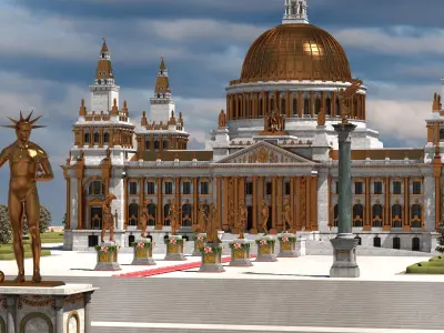 Fantasy Palace 3D model