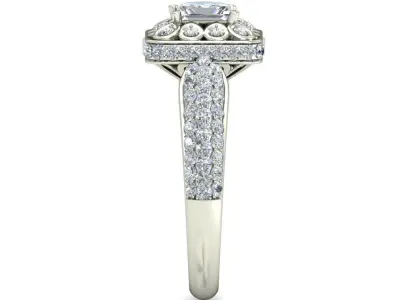 Wedding Ring  3D print model 107