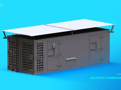 Military Command Unit X1 3D model