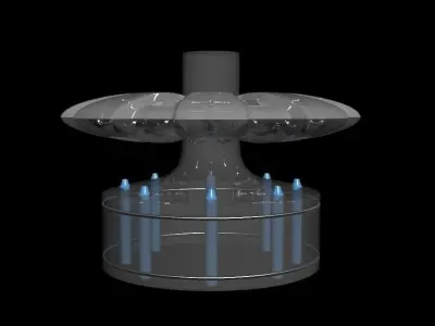 Scientific Educational Precision Gyroscope Toy - Concept 3D print model