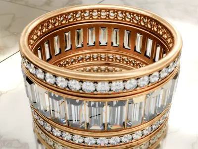Custom Ring model 3D model