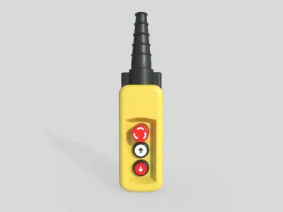 Crane Controller M3 Low-poly 3D model