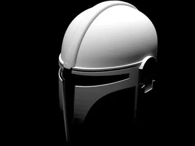 Helmet 3D model in Star War Low-poly 3D model