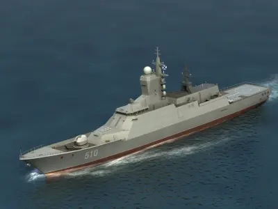 Gremyashchiy Corvette 3D model