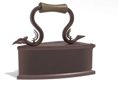Old rusted iron 3D model