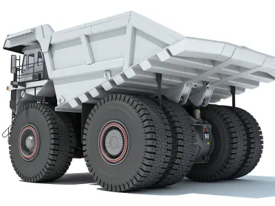 Mining Dump Truck 3D model from CGTrader