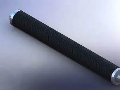 Filter and Cylinder 3D model