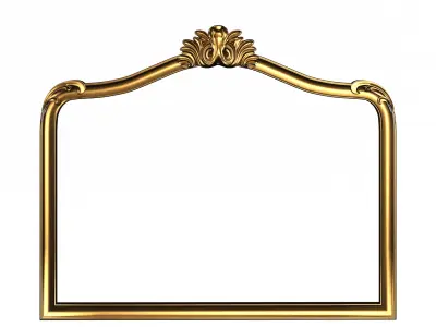 Pottery Barn Ornate Filigree Mirror 3D model