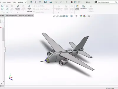 S-3 Viking  anti-submarine aircraft jet 3D print model
