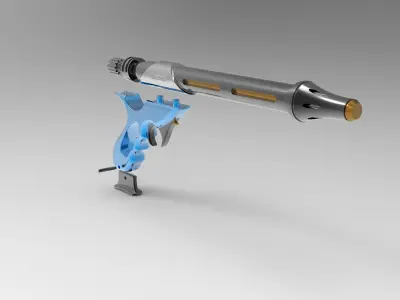 WESTAR-34 tool with handle 3D model