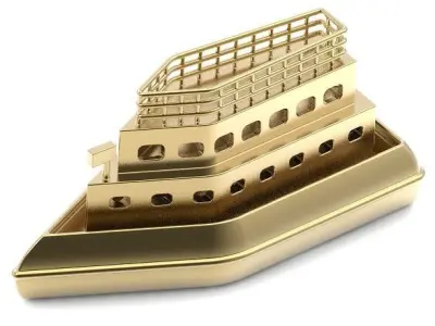Classic Cruise Ship 3D print model