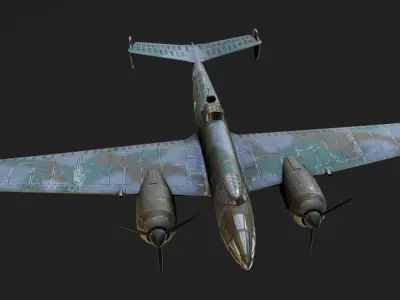Liore et Olivier LeO451 Low-poly 3D model