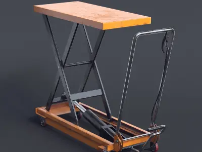 Scissor Lift Table II 3D model