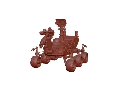 Mars rover 3D print model