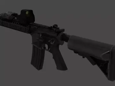 Weapon M4 3D model