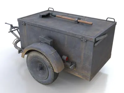 SD AH 51 - Trailer 3D model