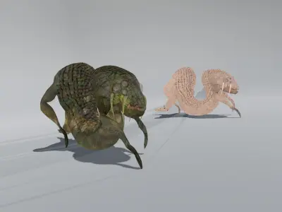 Monster6 Low-poly 3D model