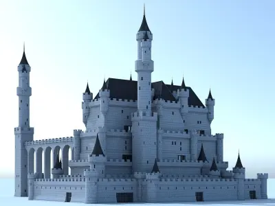 Castle Generator 01 3D model