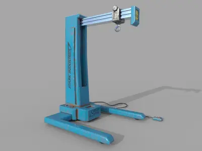 CRANE STARK INDUSTRIES IRON MAN Low-poly 3D model