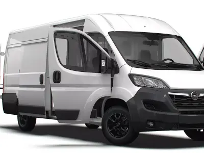 Opel Movano Van L4H2 HQ Interior 2023 3D model