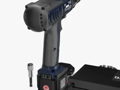 AEG screwdriver 3D model