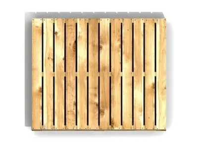 Wooden Pallet 3D model 2