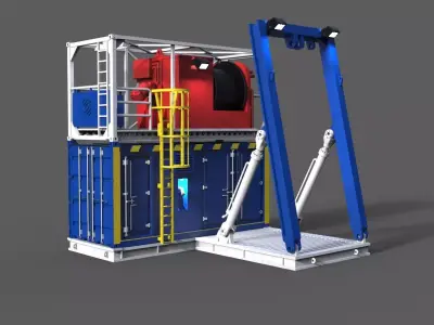 ROV UNIT Container LARS 3D print model