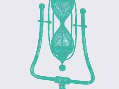 Hourglass 3D model order