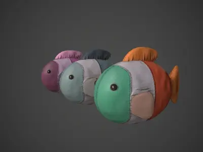 Rag Fish Toys Low-poly 3D model