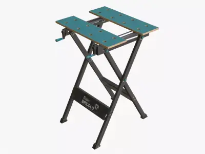 Portable Workbench Low-poly 3D model
